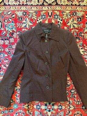 Vintage Liz Claiborne Brown FItted Jacket